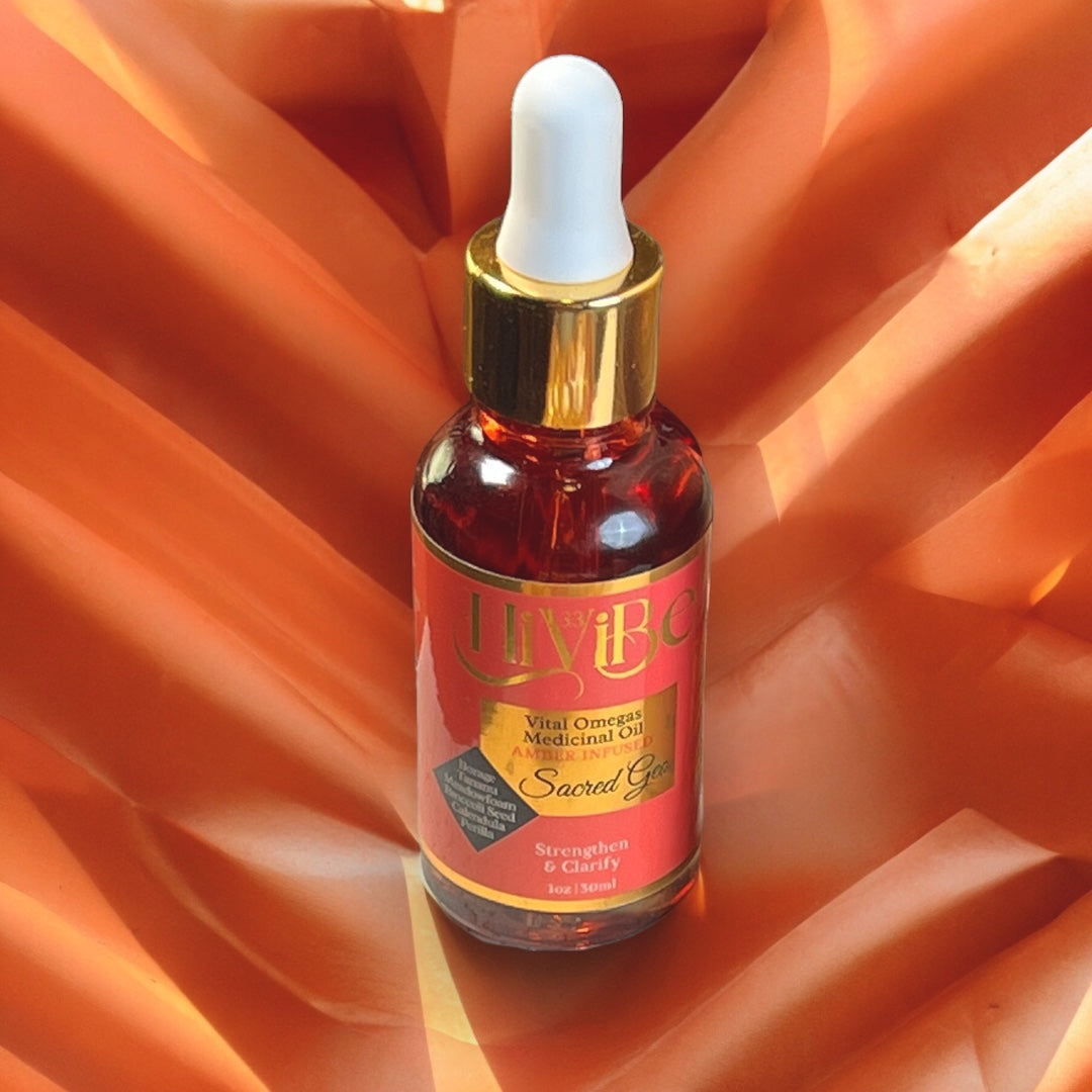 "Sacred Geo" Soothing Medicinal Oil for Red, Sensitive Skin